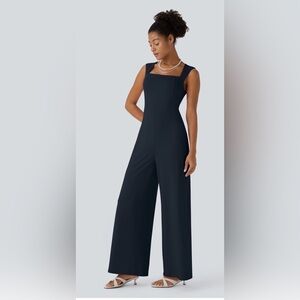 HALARA Black sleeveless Jumpsuit